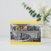 ピッツバーグペンシルバニアシティ旅行写真 ポストカード (スタンド正面)