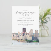 ピッツバーグペンシルバニアスカイライン引っ越し祝いパーティー 招待状 (スタンド正面)