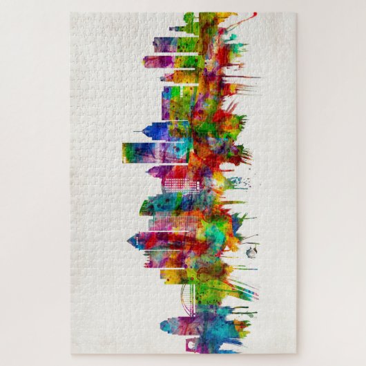 ピッツバーグペンシルバニアスカイライン ジグソーパズル (縦)