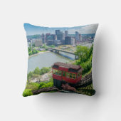 ピッツバーグペンシルバニアスチールシティスカイラインインクライン クッション (裏面)