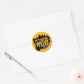 ピッツバーグペンシルバニアスチールシティスカイラインミュージックC ラウンドシール (封筒)