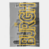 ピッツバーグペンシルバニアスチールシティスカイライン写真M キッチンタオル (縦)