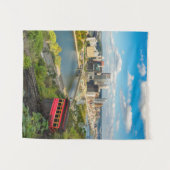 ピッツバーグペンシルバニアデュケンスインクインクラインビュー タペストリー (正面(横))