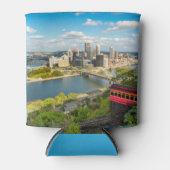 ピッツバーグペンシルバニアデュケンスインクインクラインビュー 缶クーラー (正面)