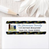 ピッツバーグペンシルバニアパーソナライズされたスカイライン ラベル (インサイチュ)