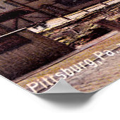 ピッツバーグペンシルバニアモナンガヘラインクライン飛行機 ポスター (角)