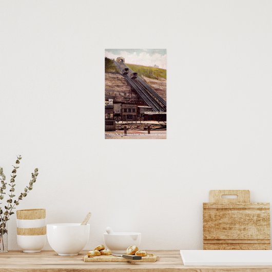 ピッツバーグペンシルバニアモナンガヘラインクライン飛行機 ポスター (キッチン)