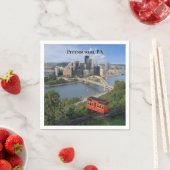 ピッツバーグペンシルバニア写真 スタンダードカクテルナプキン (インサイチュ)