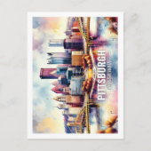 ピッツバーグペンシルバニア有名な旅行水の色 ポストカード (正面)