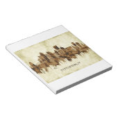 ピッツバーグペンシルバニア都市景観 ノートパッド (アングル)