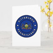 ピッツバーグペンシルバニア カード (黄色い花)