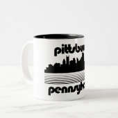 ピッツバーグペンシルバニア ツートーンマグカップ (正面左)