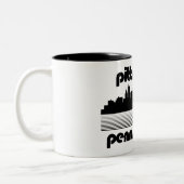 ピッツバーグペンシルバニア ツートーンマグカップ (左)