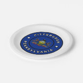 ピッツバーグペンシルバニア ペーパープレート (アングル)