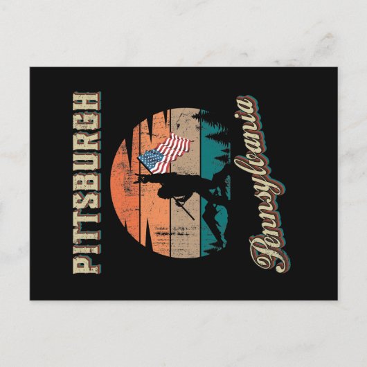 ピッツバーグペンシルバニア ポストカード (正面)