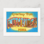 ピッツバーグペンシルバニアPAヴィンテージ旅行記念品 ポストカード (正面)