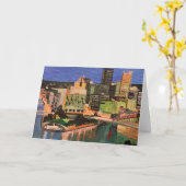 ピッツバーグペンシルバ空白のニア折り畳みグリーティングカード カード (黄色い花)