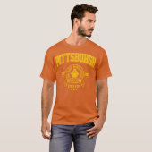 ピッツバーグホッケーチームのデザイン Tシャツ (正面フル)