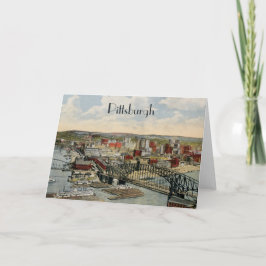 ピッツバーグポイント1931年の挨拶状 カード