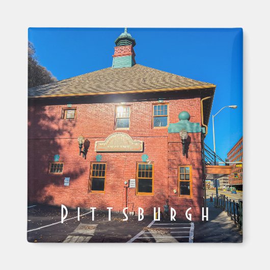 ピッツバーグモンカヘルラマグネット マグネット (正面)