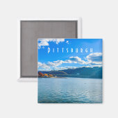 ピッツバーグリバービューマグネット マグネット (正面/裏面)