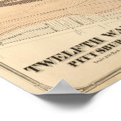 ピッツバーグ区12ペンスーバニア ポスター (角)