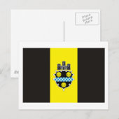 ピッツバーグ国旗のはがき ポストカード (正面/裏面)