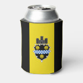 ピッツバーグ国旗、ペンシルバニアクーラーボックス 缶クーラー (缶裏面)