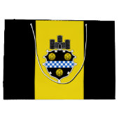 ピッツバーグ国旗、ペンシルバニア大抱き枕 ラージペーパーバッグ (裏面)