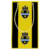 ピッツバーグ国旗、ペンシルバニア小抱き枕 スモールペーパーバッグ (正面)