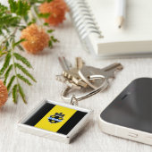 ピッツバーグ国旗、ペンシルバニア・キーチェーン キーホルダー (側面)