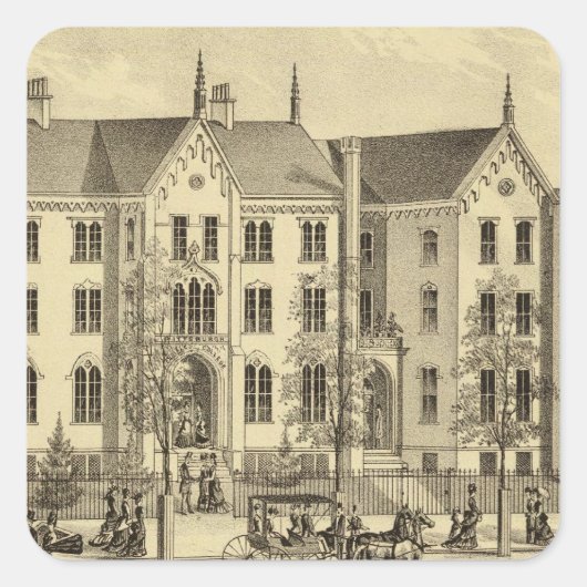 ピッツバーグ女子大学ピッツバーグ スクエアシール (正面)