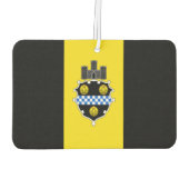 ピッツバーグ州旗 カーエアーフレッシュナー (裏面)