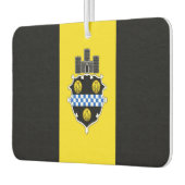 ピッツバーグ州旗 カーエアーフレッシュナー (左)