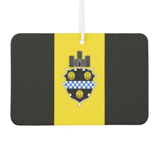 ピッツバーグ州旗 カーエアーフレッシュナー (正面)