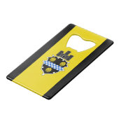 ピッツバーグ州旗，ペンシルバニア州クレジットカードボトル クレジットカード栓抜き (正面アングル)