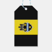 ピッツバーグ州旗,ペンシルバニア州贈りラベル ギフトタグ (正面)