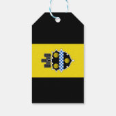 ピッツバーグ州旗，ペンシルバニア州贈りラベル ギフトタグ (裏面)