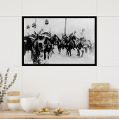 ピッツバーグ市の警察が1909年の石炭ストライキを待つ ポスター (キッチン)