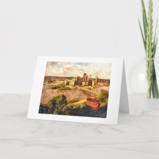 ピッツバーグ市グリーティングカード シーズンカード (正面)