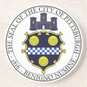 ピッツバーグ市印章 コースター (正面)