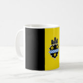 ピッツバーグ市旗(ペンシルベニア州) コーヒーマグカップ (正面左)