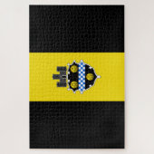 ピッツバーグ市旗（ペンシルベニア州） ジグソーパズル (縦)