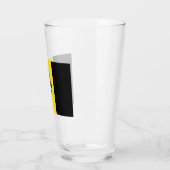 ピッツバーグ市旗(ペンシルベニア州) タンブラーグラス (左)