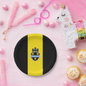 ピッツバーグ市旗(ペンシルベニア州) ペーパープレート (パーティー)