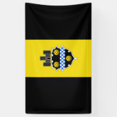 ピッツバーグ市旗（ペンシルベニア州） 横断幕 (縦)