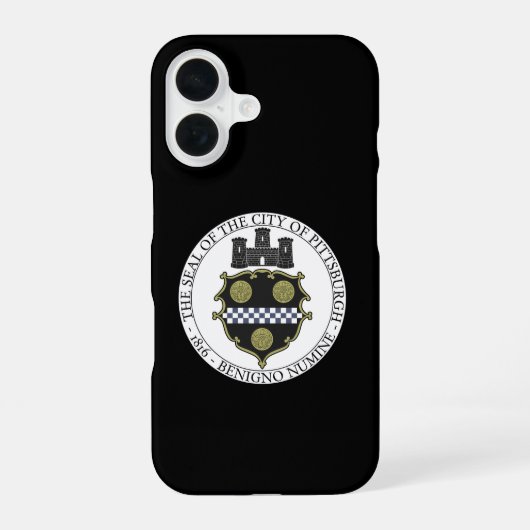 ピッツバーグ市章 iPhone 16ケース (裏面)
