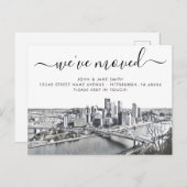 ピッツバーグ引越し案内はがき 案内ポストカード (正面/裏面)