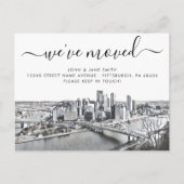 ピッツバーグ引越し案内はがき 案内ポストカード (正面)