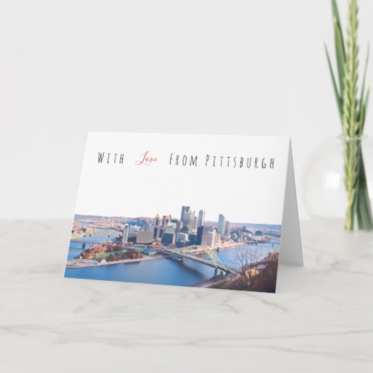 ピッツバーグ挨拶カード シーズンカード (正面)